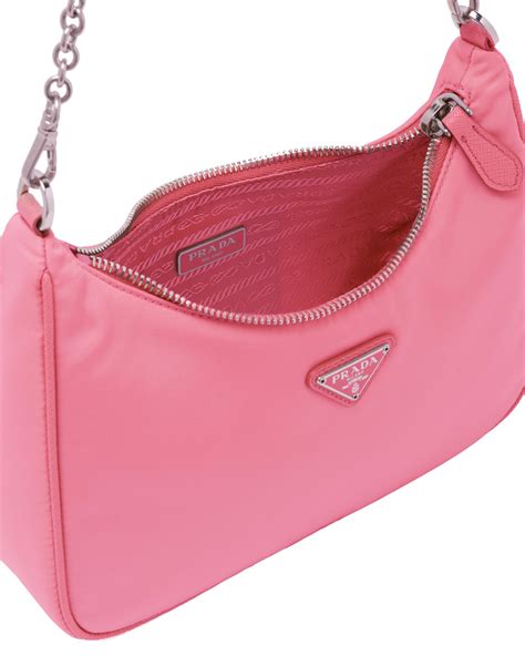 prada nylon re edition pink|prada re nylon bag.